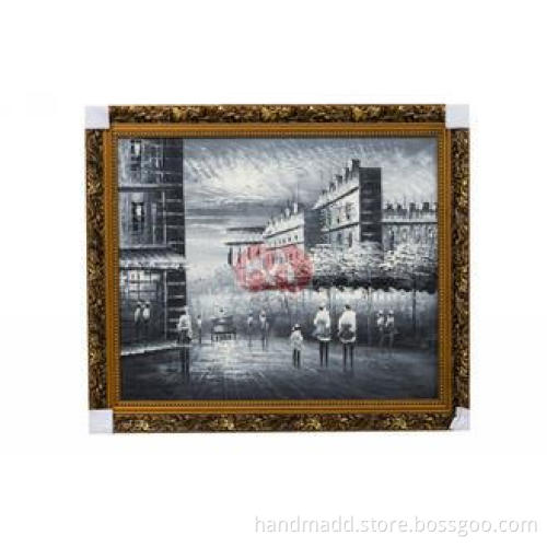 Handmade Oil Painting reproduction painting tower cityscape